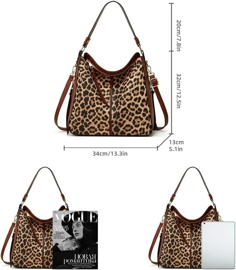 Women's Fashion Vegan Leather Totes 3pcs Handbag Large Crossbody Shouler Bag Purse Travel Top Handle Satchel