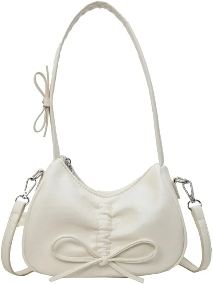 Womens Shoulder Crossbody Bag Trendy Vegan Leather Tote Dumpling Purses Y2k Small Handbag Armpit Bag Top Handle Satchel