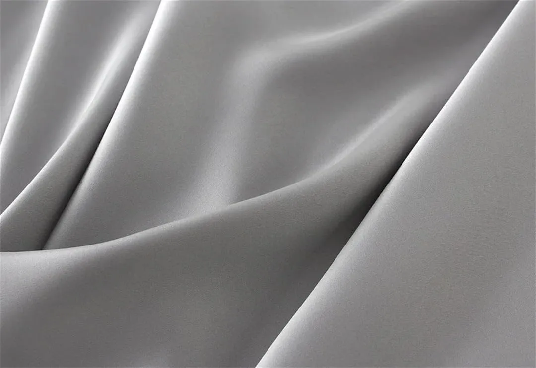 Women's Summer High Waisted Slim Elegant Satin Skirt Elastic Waist Mid-Length Party Wedding Skirts